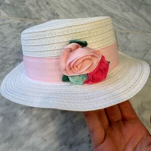 Janie and Jack Flower Detail Hat